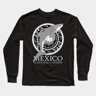 Whale Shark Playa del Carmen Mexico Long Sleeve T-Shirt